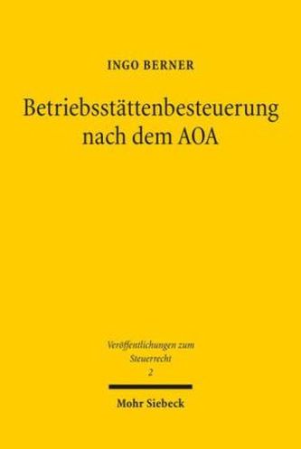 Betriebsstättenbesteuerung nach dem AOA