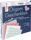 Origami Geschenkbox, m. 50 Faltblättern u. e. Falz-Plektron