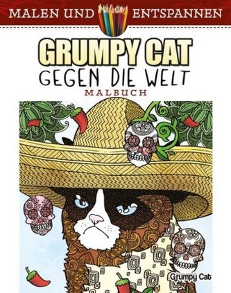 Grumpy Cat gegen die Welt - Malbuch