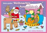 Mein großer Weihnachts-Ausmalblock. Bd.1