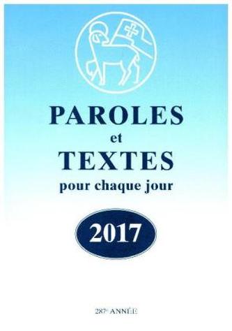 Paroles et Textes 2017