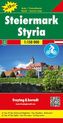 Freytag & Berndt Auto + Freizeitkarte Steiermark, Top 10 Tips, Autokarte 1:150.000. Freytag & Berndt Leisure map Styria