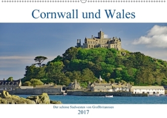 Cornwall und Wales (Wandkalender 2017 DIN A2 quer)