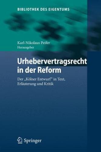 Urhebervertragsrecht in der Reform