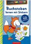 Buchstaben lernen mit Stickern
