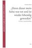 'Denn dieser mein Sohn war tot und ist wieder lebendig geworden'