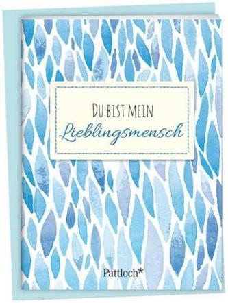Du bist mein Lieblingsmensch, Spruch-Heftchen mit Kuvert