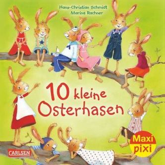 10 kleine Osterhasen