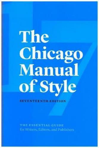 The Chicago Manual of Style