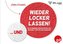 Und wieder locker lassen!