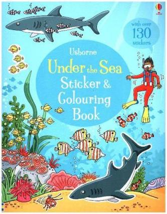 Under the Sea Sticker and Colouring Book