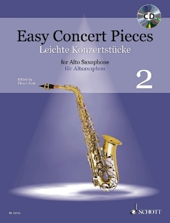 Easy Concert Pieces, für Altsaxophon und Klavier, m. Audio-CD. Bd.2