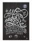 Collegetimer A6 Tag Chalkboard 2018/2019