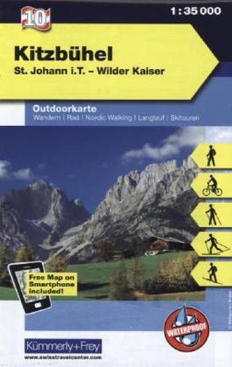 Kümmerly & Frey Outdoorkarte Österreich - Kitzbühel