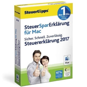 SteuerSparErklärung für Mac 2018, 1 CD-ROM SteuerSparErklärung für Mac 2018, 1 CD-ROM