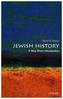 Jewish History: A Very Short Introduction