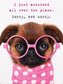 Pocket Notes: Pug in Glass - Notizblock im praktischen Taschenformat: Mops mit Brille