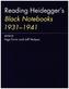 Reading Heidegger's Black Notebooks 1931-1941