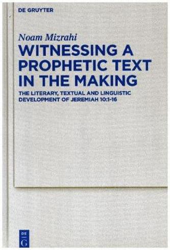 Witnessing a Prophetic Text in the Making