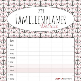 Familienplaner Deluxe 2019 Familienplaner Deluxe 2019