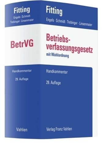 Betriebsverfassungsgesetz (BetrVG), Handkommentar