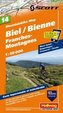Biel-Bienne, Franches Montagnes Mountainbike-Karte Nr. 14, 1:50 000