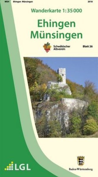 Topographische Wanderkarte Baden-Württemberg Ehingen Münsingen Topographische Wanderkarte Baden-Württemberg Ehingen Münsingen