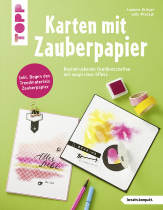 Karten mit Zauberpapier