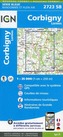 IGN Karte, Serie Bleue Corbigny Lormes