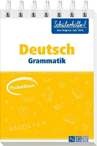 Pocketblock Deutsch Grammatik