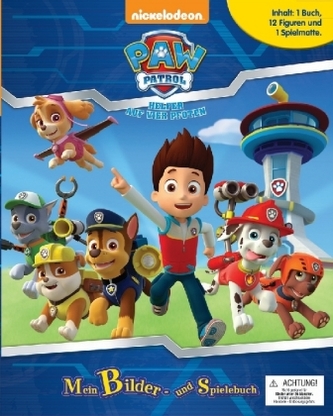 Paw Patrol, Spielbuch + 12 Spielfiguren + Spielmatte
