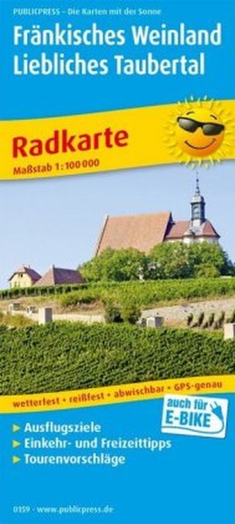 PublicPress Radkarte Fränkisches Weinland, Liebliches Taubertal