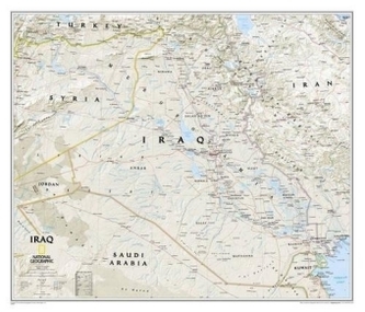 National Geographic Map Iraq Classic