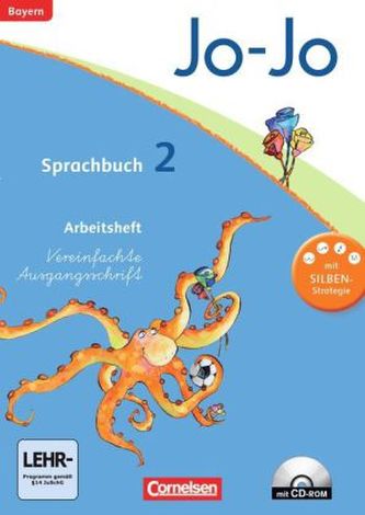 2. Jahrgangsstufe, Arbeitsheft Vereinfachte Ausgangsschrift mit CD-ROM