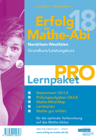Erfolg im Mathe-Abi 2018 Lernpaket 'Pro' Nordrhein-Westfalen Grund- und Leistungskurs