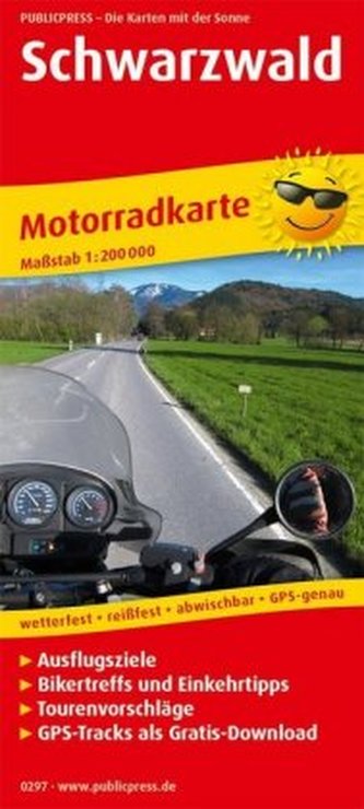 PublicPress Motorradkarte Schwarzwald PublicPress Motorradkarte Schwarzwald