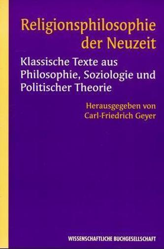 Religionsphilosophie der Neuzeit