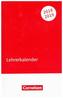 Lehrerkalender 2018/2019