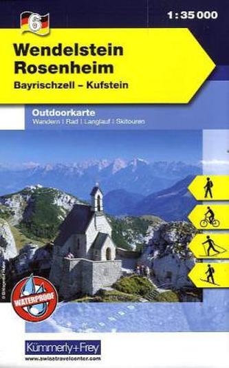 Kümmerly & Frey Outdoorkarte Wendelstein - Rosenheim