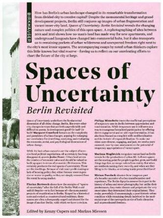Spaces of Uncertainty - Berlin revisited