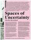 Spaces of Uncertainty - Berlin revisited
