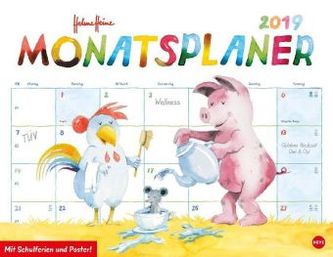Helme Heine Monatsplaner 2019