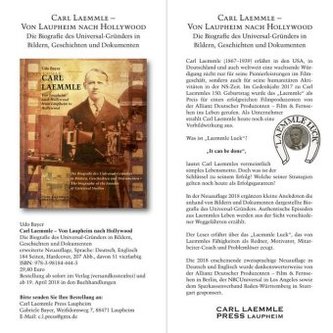 Carl Laemmle - Von Laupheim nach Hollywood /Carl Laemmle - From Laupheim to Hollywood