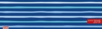 Streifen Querplaner Streifen blau 2019