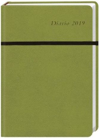 Diario Wochen-Kalenderbuch A5, grün 2019