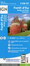 IGN Karte, Carte de randonnée (et plein air) Forêt d'Eu - Blangy-sur-Bresle - Gamaches