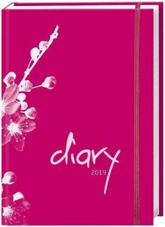Diary, Tages-Agenda A6, modern pink 2019