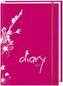 Diary, Tages-Agenda A6, modern pink 2019