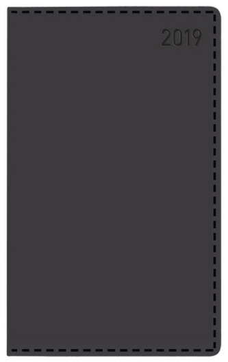 Buchkalender Daily Timer Compact Tizio schwarz 2019