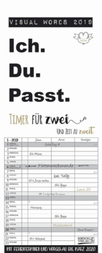Visual Words Timer für 2 2019
